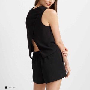Club Monaco Navy Romper
